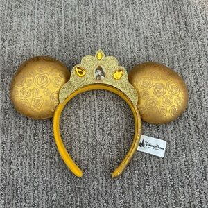 Disney Princess Belle Gold Ears